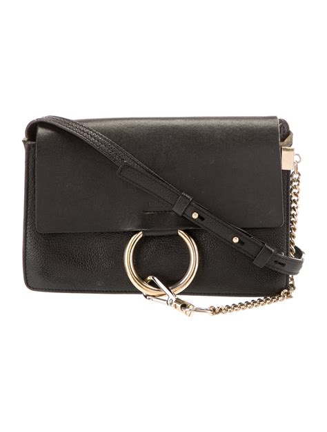 chloe faye leather crossbody bag|CHLOE .